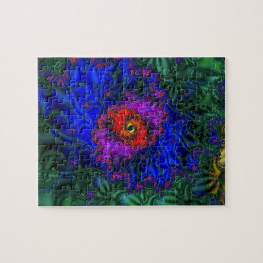 Tunnelvisie | Rainbow Fractal Art Legpuzzel (Horizontaal)