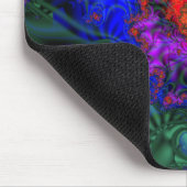 Tunnelvisie | Rainbow Fractal Art Muismat (Hoek)