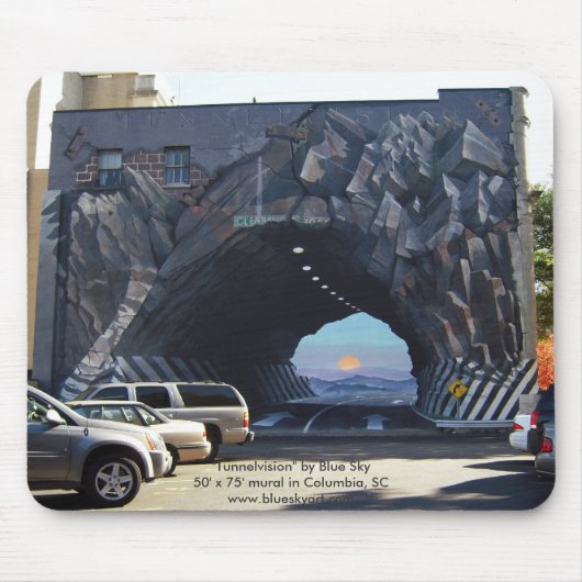 "Tunnelvision" mousepad Muismat (Voorkant)
