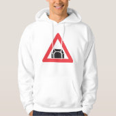 tunnelwaarschuwing verkeersbord hoodie (Voorkant)
