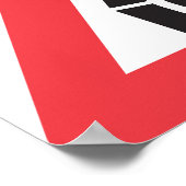 tunnelwaarschuwing verkeersbord poster (Hoek)