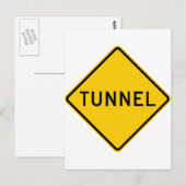 Tunnelwegteken Briefkaart (Voorkant / Achterkant)