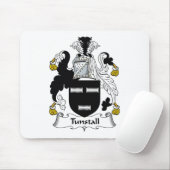 Tunstall Family Crest Muismat (Met muis)