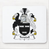 Tunstall Family Crest Muismat (Voorkant)