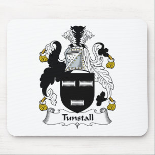 Tunstall Family Crest Muismat