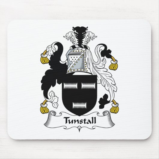 Tunstall Family Crest Muismat (Voorkant)