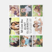 Tunt 8 Fotocollage Fleece Deken (Voorkant)