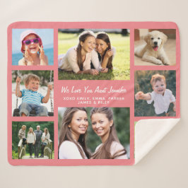 Tunt 8 Fotocollage Sherpa Deken