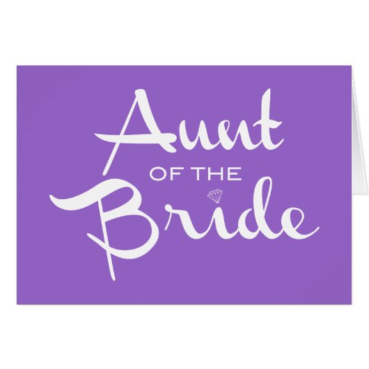 Tunt van Bride White op Paars (Voorkant Horizontaal)