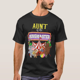 Tunt van de Birthday Ringmaster Kinder Circus T-shirt