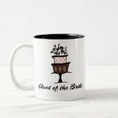 Tunt van de Bride Cake Tweekleurige Koffiemok (Links)