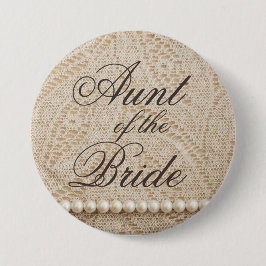 Tunt van de Bride met Lace en Pearls - Button
