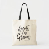 Tunt van de Groom | Aangepaste bruiloft in Script- Tote Bag (Voorkant)