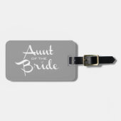 Tunt van het Manuscript van de Retro van de Bride Bagagelabel (Voorkant horizontaal)