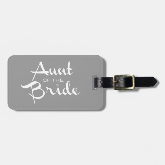 Tunt van het Manuscript van de Retro van de Bride Bagagelabel (Voorkant horizontaal)