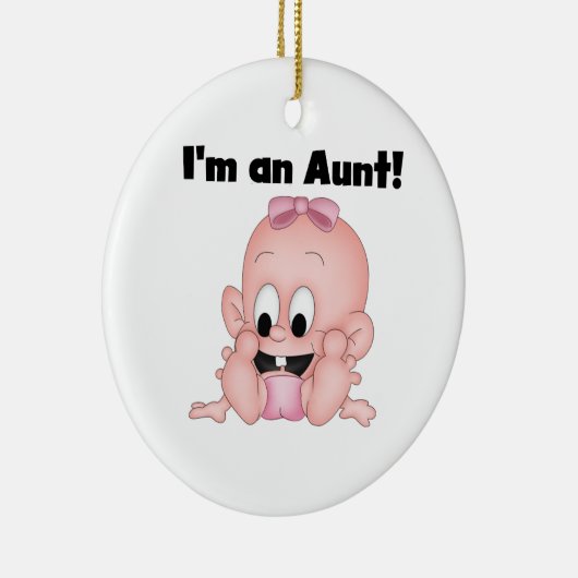 Tunt van New Niece T-shirts en cadeautjes Keramisch Ornament (Rechts)