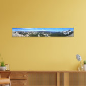 Tuolumne Meadows Panorama uit Fairview Dome - Yos Canvas Afdruk (Insitu (Woonkamer))