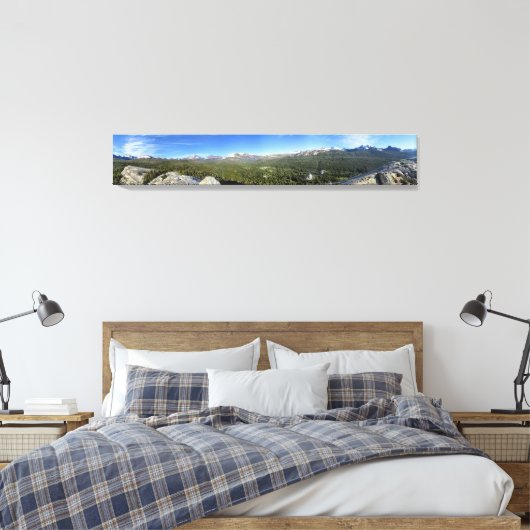 Tuolumne Meadows van Lembert Dome 3 - Yosemite Canvas Afdruk (Insitu (Slaapkamer))