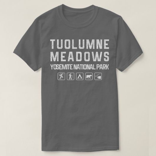 Tuolumne Meadows, Yosemite Outdoor T-shirt (Design voorkant)