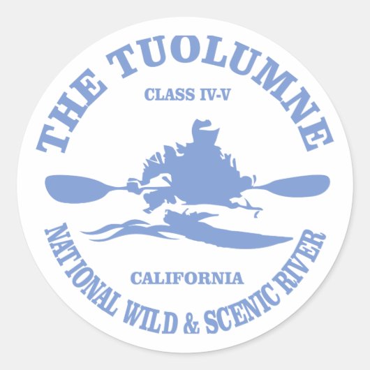 Tuolumne NWSR Ronde Sticker (Voorkant)
