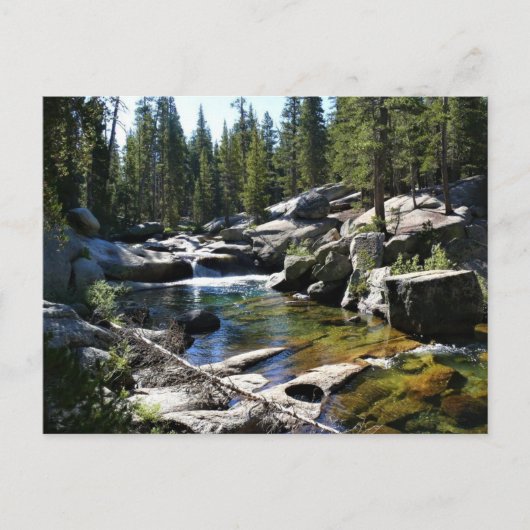 Tuolumne River in de Tuolumne Meadows, Yosemite, C Briefkaart (Voorkant)