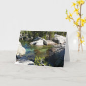 Tuolumne River in de Tuolumne Meadows, Yosemite, C Kaart (Gele Bloem)