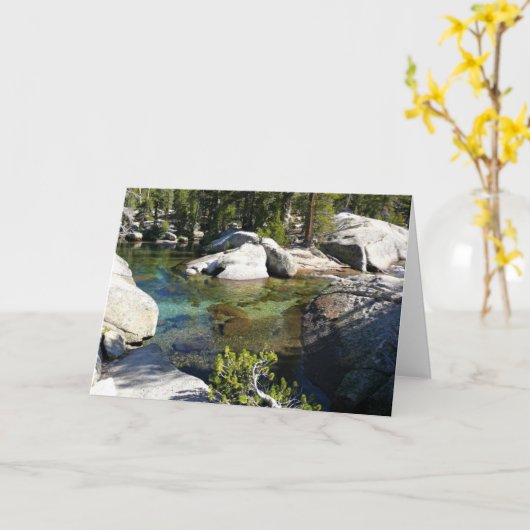 Tuolumne River in de Tuolumne Meadows, Yosemite, C Kaart (Gele Bloem)