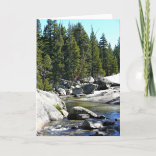 Tuolumne River in de Tuolumne Meadows, Yosemite, C Kaart