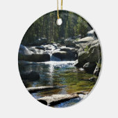 Tuolumne River in de Tuolumne Meadows, Yosemite, C Keramisch Ornament (Links)