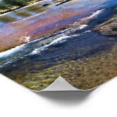 Tuolumne River in de Tuolumne Meadows, Yosemite, C Poster (Hoek)