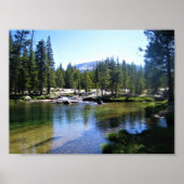 Tuolumne River in de Tuolumne Meadows, Yosemite, C Poster (Voorkant)