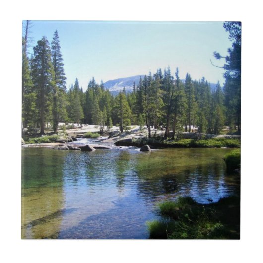 Tuolumne River in de Tuolumne Meadows, Yosemite, C Tegeltje (Voorkant)