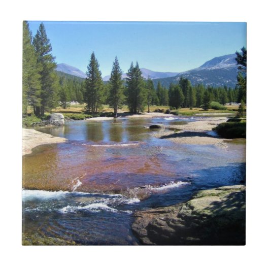 Tuolumne River in de Tuolumne Meadows, Yosemite, C Tegeltje (Voorkant)
