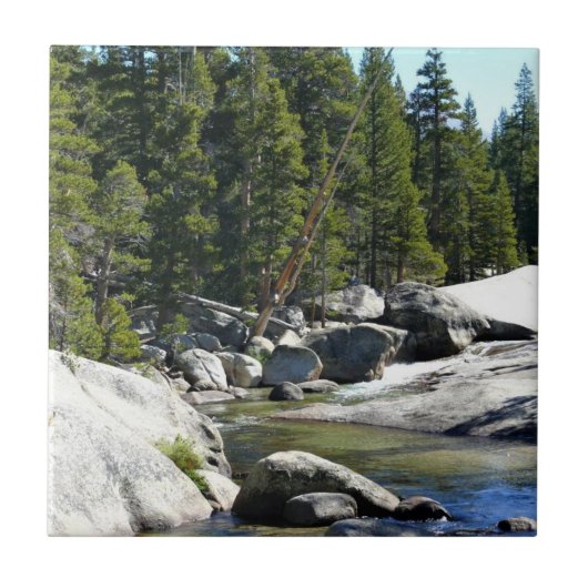 Tuolumne River in de Tuolumne Meadows, Yosemite, C Tegeltje (Voorkant)