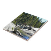 Tuolumne River in de Tuolumne Meadows, Yosemite, C Tegeltje (Zijkant)