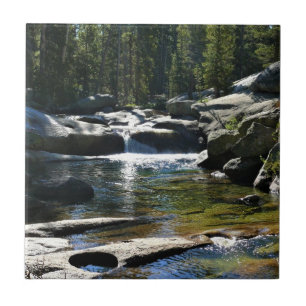 Tuolumne River in de Tuolumne Meadows, Yosemite, C Tegeltje