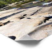 Tuolumne River met Cathedraal Peak, Yosemite, CA Poster (Hoek)