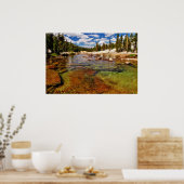 Tuolumne River, Tuolumne Meadows, Yosemite. Poster (Keuken)