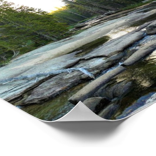 Tuolumne, rivier de Campground, Yosemite, CA Poster (Hoek)