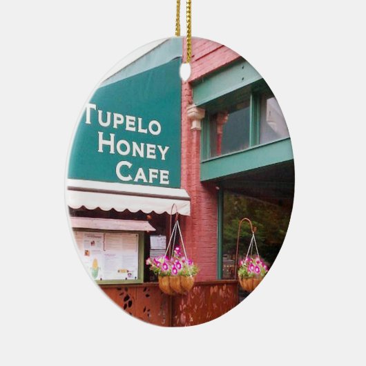 Tupelo Honey Cafe, Asheville, Tupelo Honey Cafe Keramisch Ornament (Rechts)