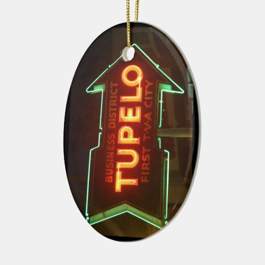 Tupelo-kerstversiering Keramisch Ornament (Links)