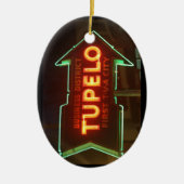 Tupelo-kerstversiering Keramisch Ornament (Voorkant)