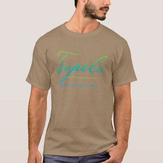 Tupelo Mississippi 1 T-shirt (Voorkant)