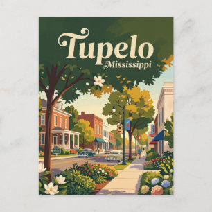 Tupelo, Mississippi Briefkaart
