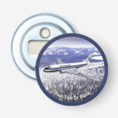 Tupolev (Т у о е в) Tu-104 Button Flesopener (Voorkant)