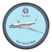 Tupolev (Т у о е в) Tu-104 Hockey Puck (Voorkant)