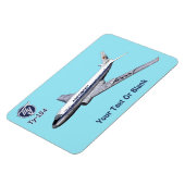 Tupolev (Т у о е в) Tu-104 Magneet (Linkerzijde)