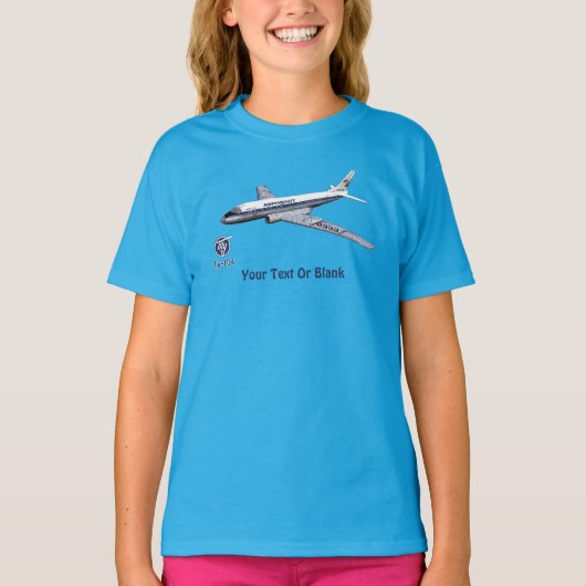 Tupolev (Т у о е в) Tu-104 T-shirt (Voorkant)