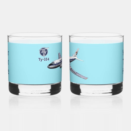 Tupolev (Т у о е в) Tu-104 Whisky Glas (Rechts)