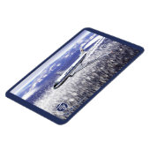 Tupolev (Т у о л в) Tu-104 over Siberië Magneet (Linkerzijde)